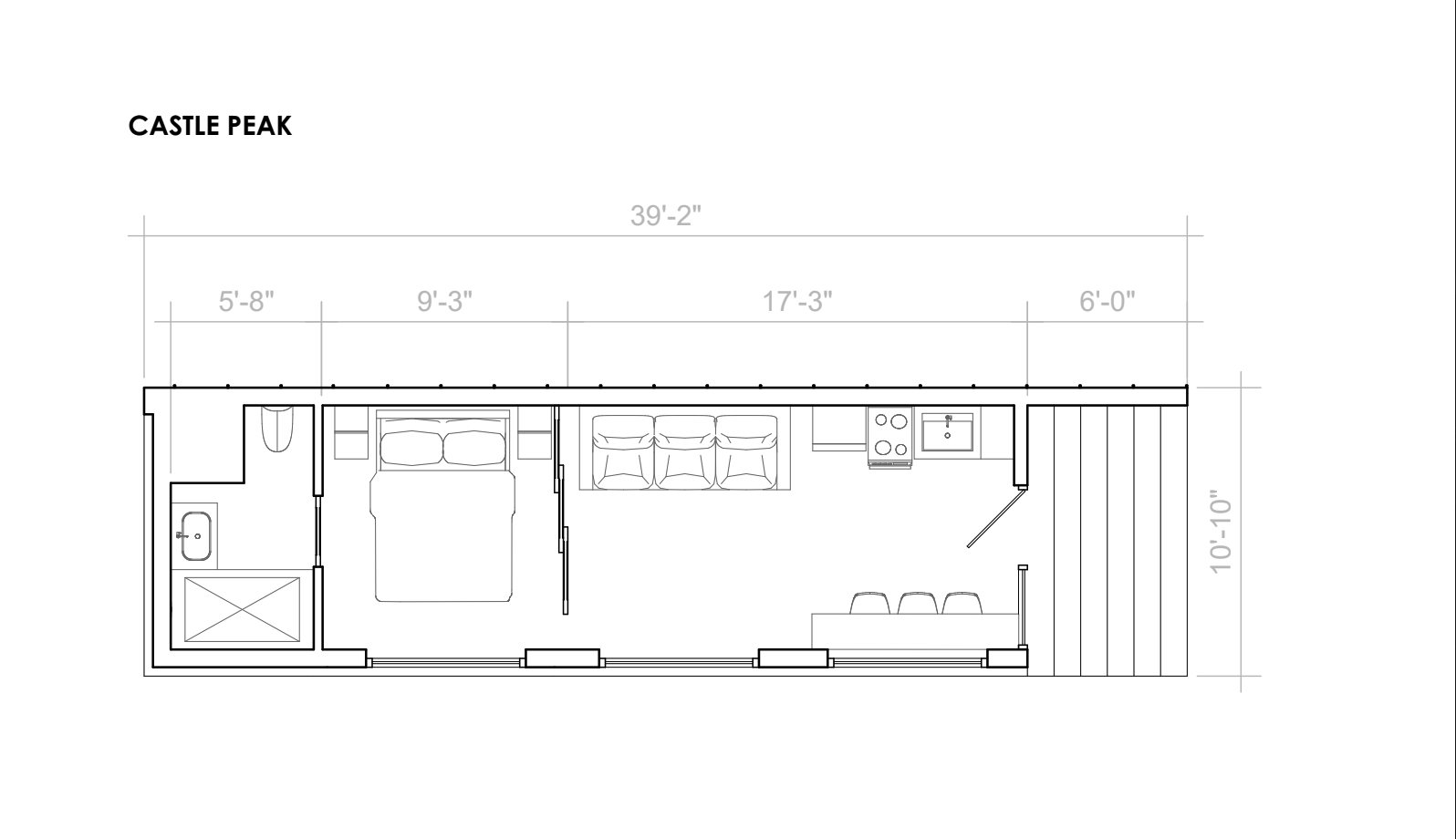 Castle Peak floor plan