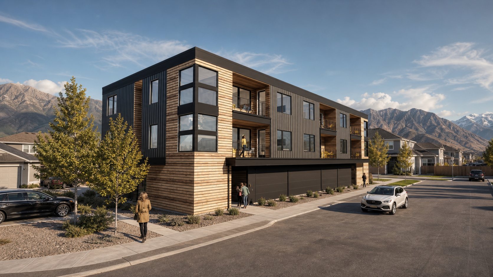 Figure Nine in mountain neighborhood
