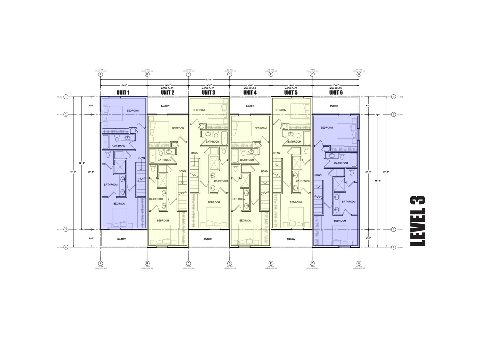 Third level floor plan