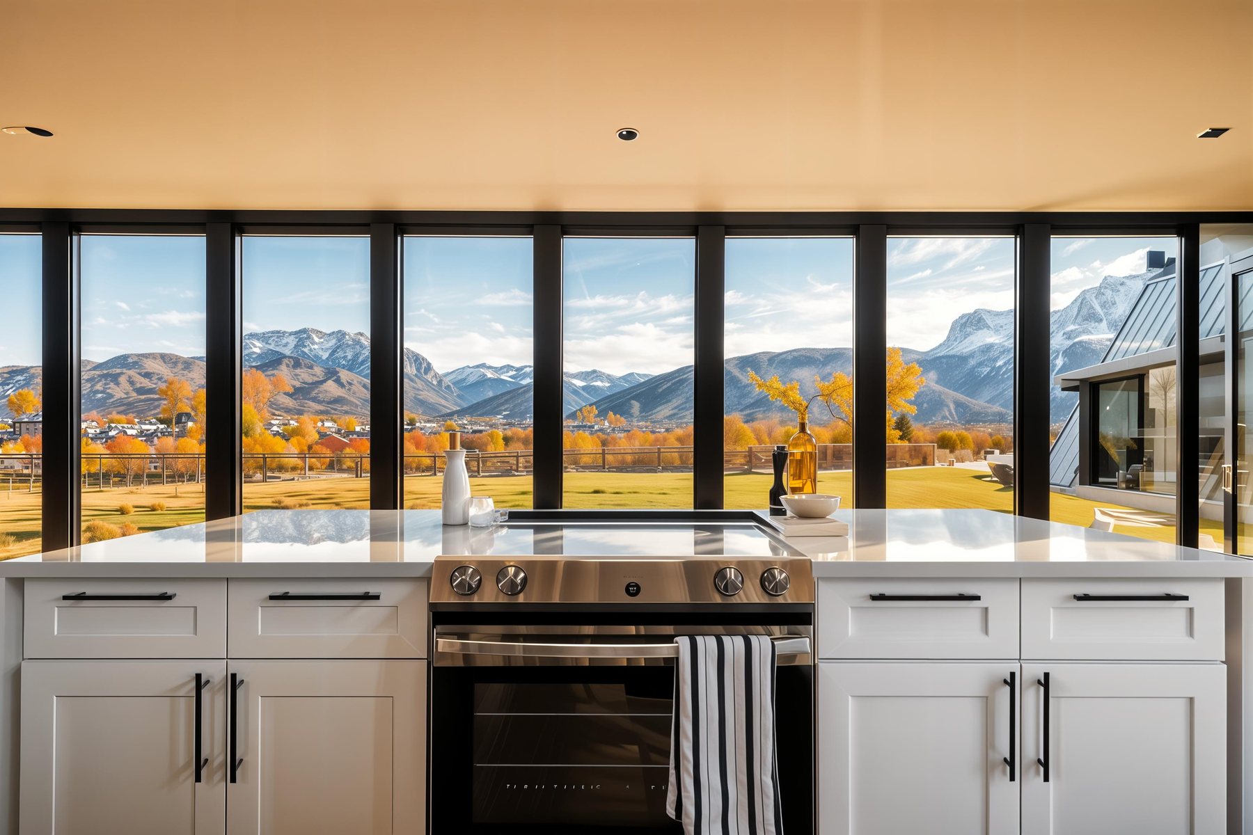 Ridgeline 2 kitchen with view out large front window