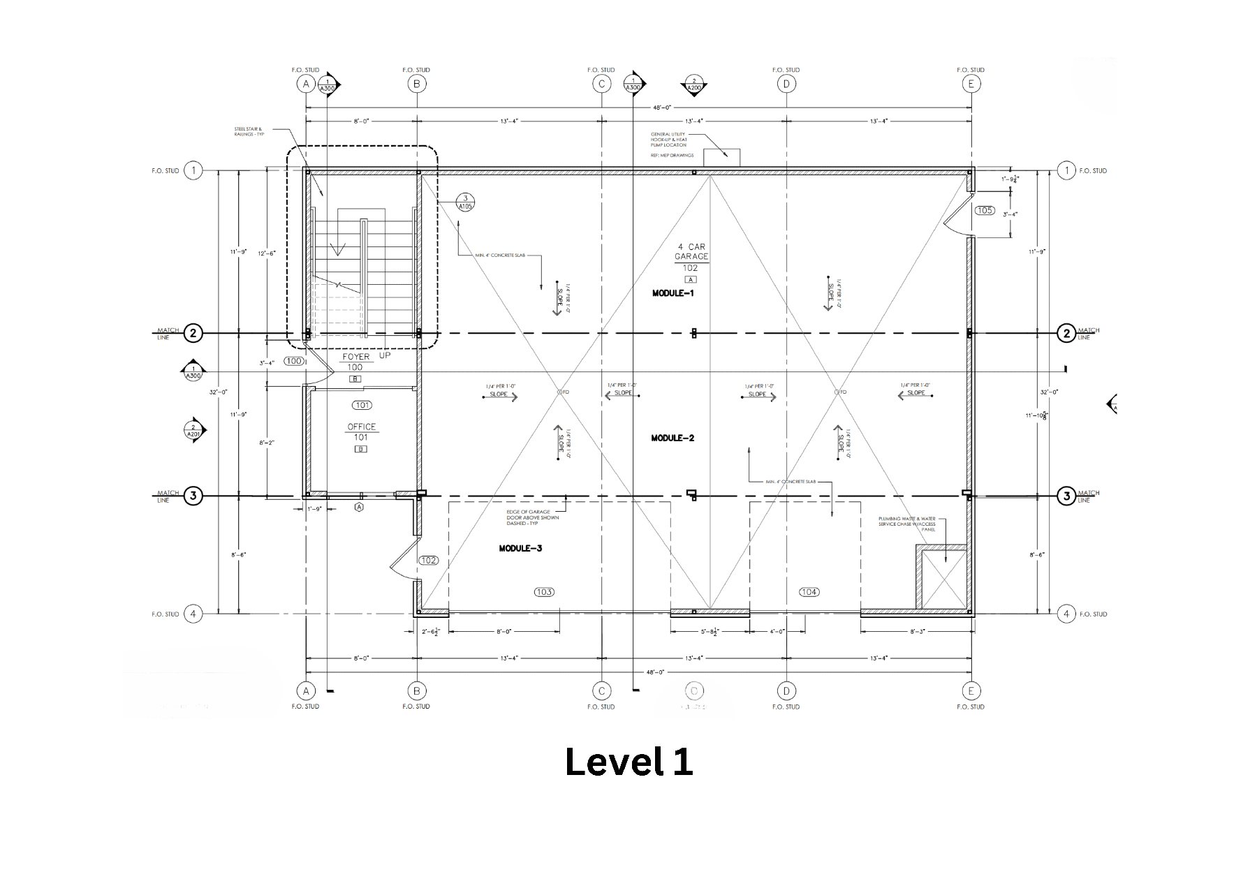 Ridgeline 2 level 1 floorplan