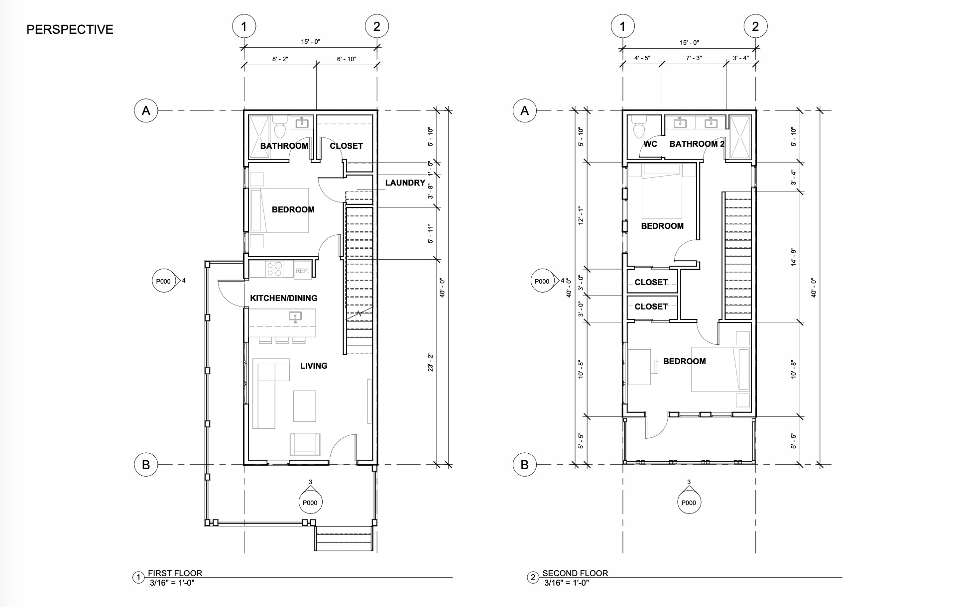 Charleston first and second floor plans