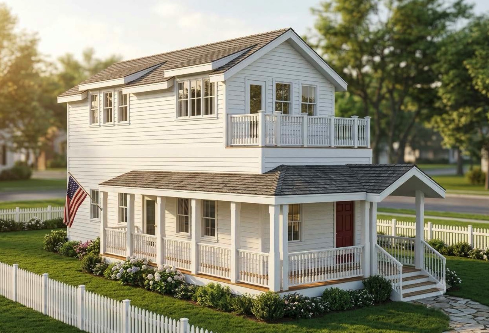 Charleston with white siding