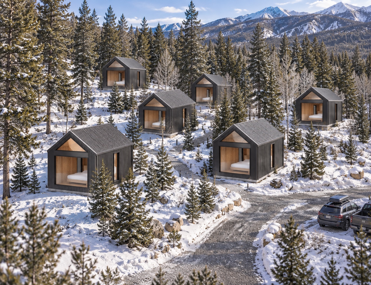 Alpine modular community concept visualization