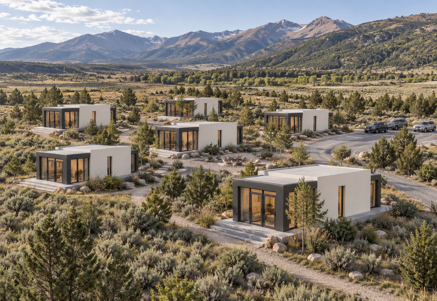 Torreys Peak modular community concept visualization