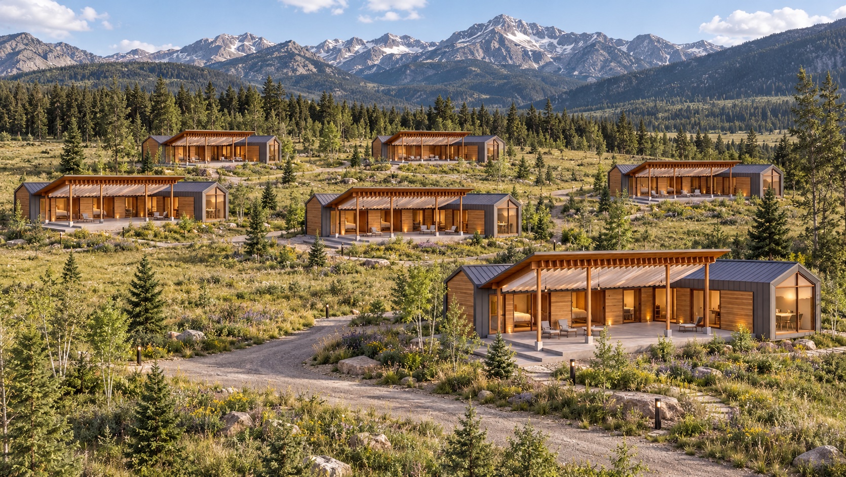 Longs Peak modular community concept visualization