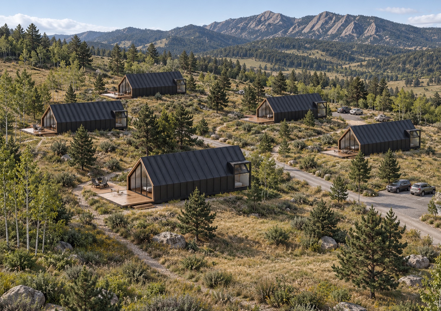 Redcloud modular community concept visualization