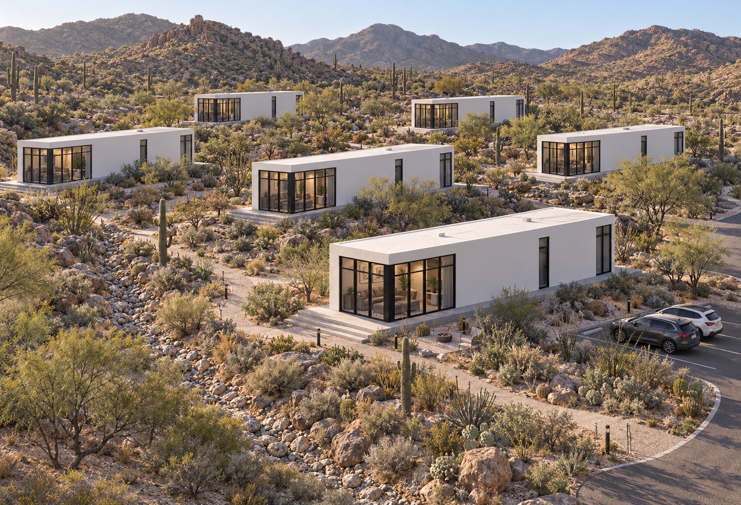 Greys Peak modular community concept visualization