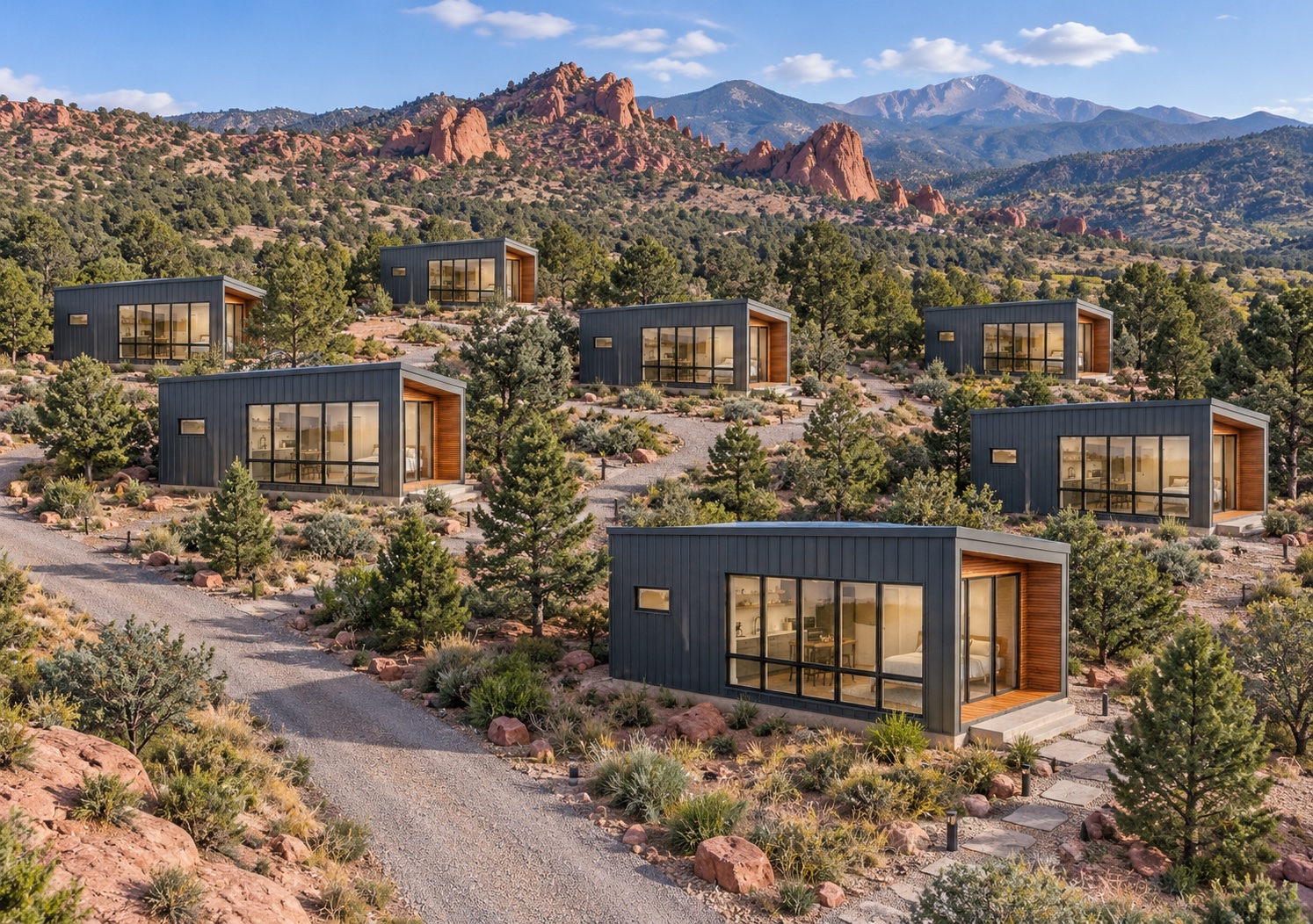 Pikes Peak modular community concept visualization