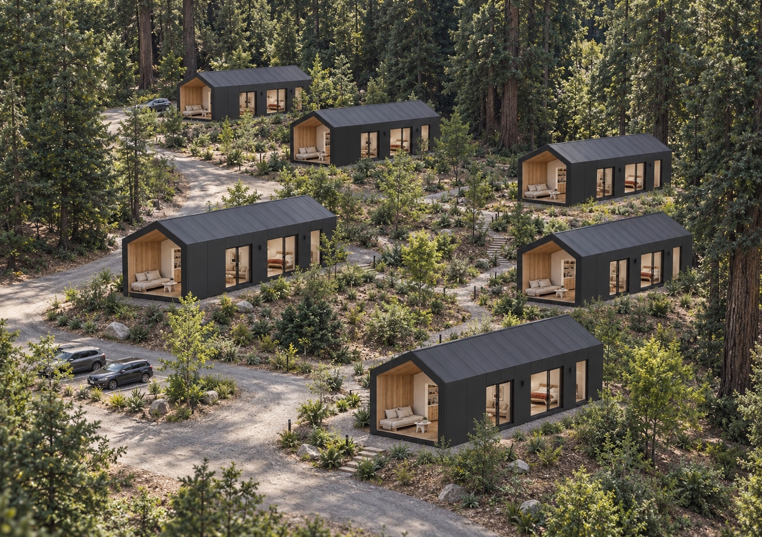 Humboldt modular community concept visualization