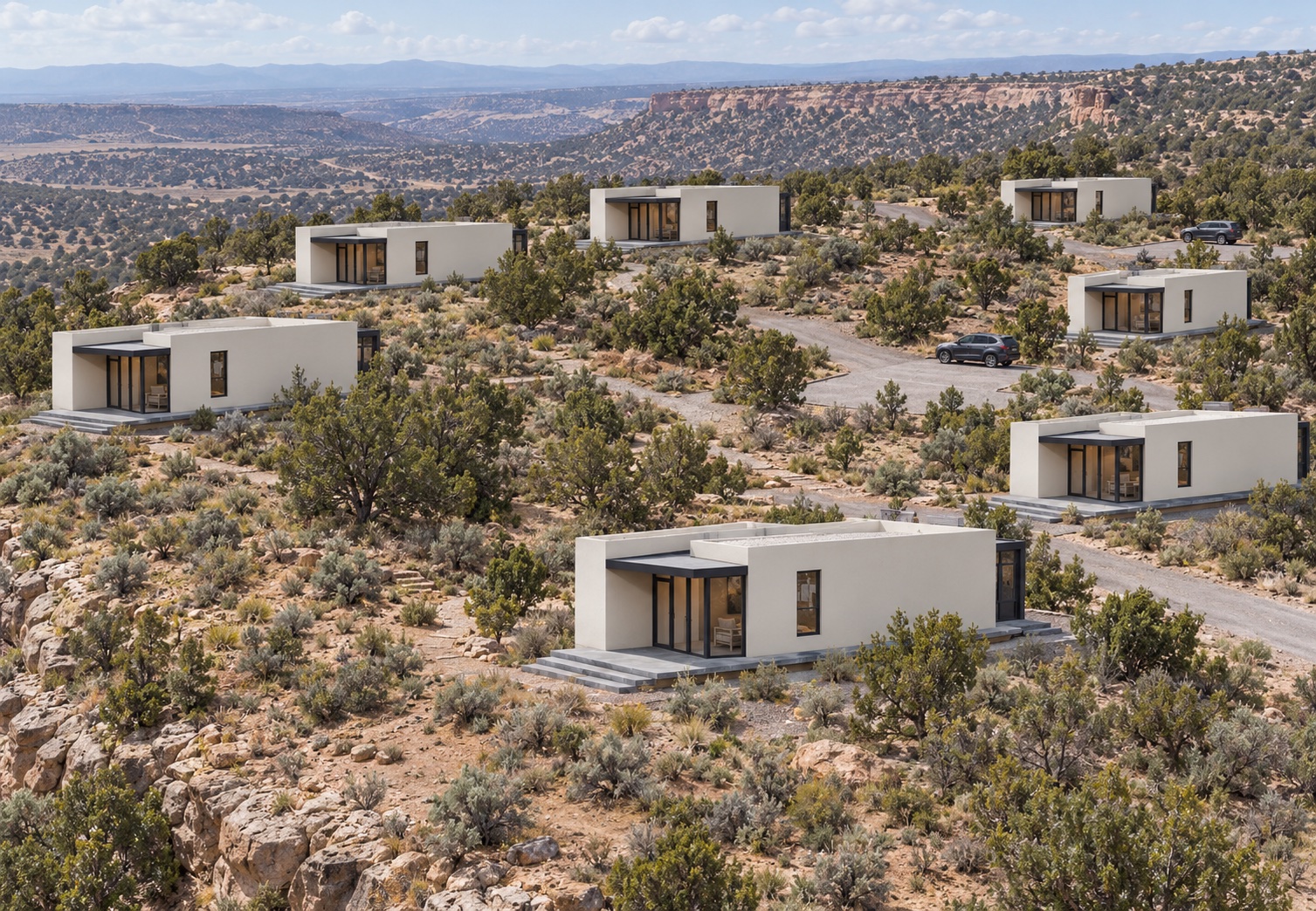 Aiello Peak modular community concept visualization