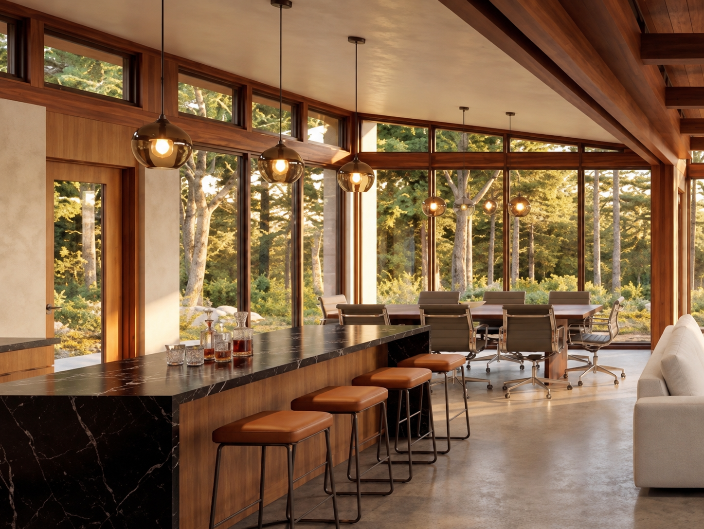 Yamnuska kitchen and dining area