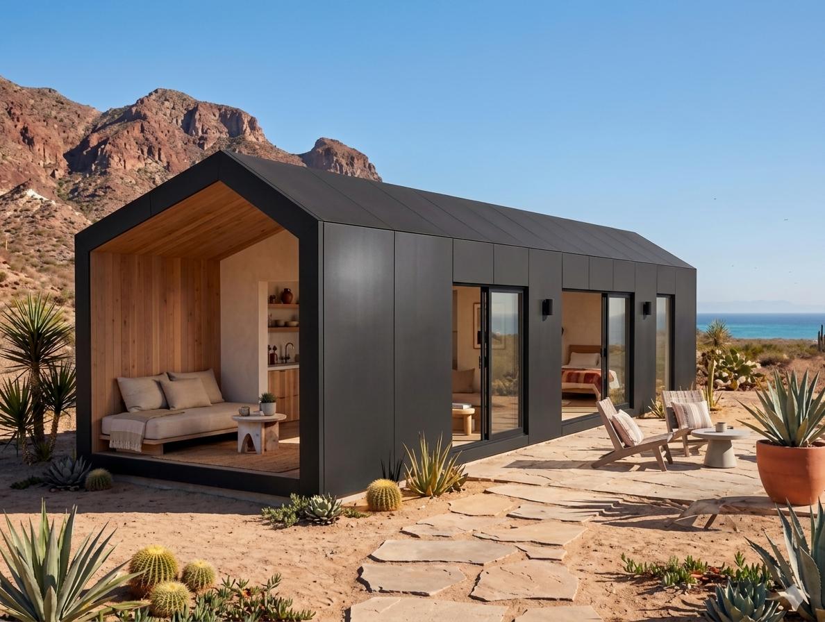 Humboldt matte black variant in desert coastal setting